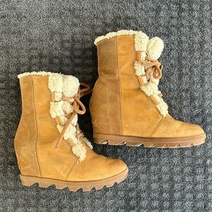 Sorel Joan of Arctic Wedge Shearling Boots